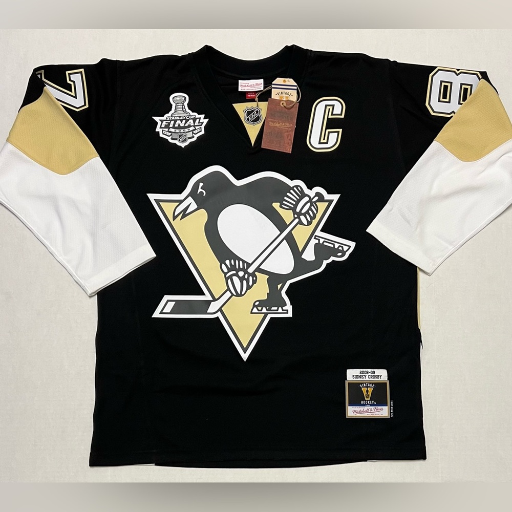 Pittsburgh Penguins Sidney Crosby Stanley Cup Jersey Mitchell & Ness Jersey